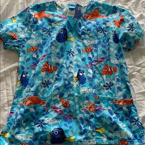 Finding Dory Scrub Top